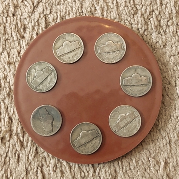 One Set of Seven (7) 1943 Liberty Nickels - Picture 2 of 4